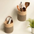 thumbnail image 4 of Joernso Hanging Basket Round Multi-purpose Woven Wall Rope Basket for Home, 4 of 8