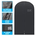 thumbnail image 5 of Plixio 40" Black Garment Bags Suit Bag for Travel & Clothing Storage of Dresses, Shirts, Fur Coats, Dance Costumes - Hanging Suit Cover for Men Women Closet Storage Garment Protector (10 Pack), 5 of 5
