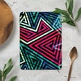 thumbnail image 4 of DesignSkinz Grungy Neon Triangular Zig Zag Shapes Full-Body Skin Decal Wrap Cover for iPad Mini 4 (A1538/A1550), 4 of 4
