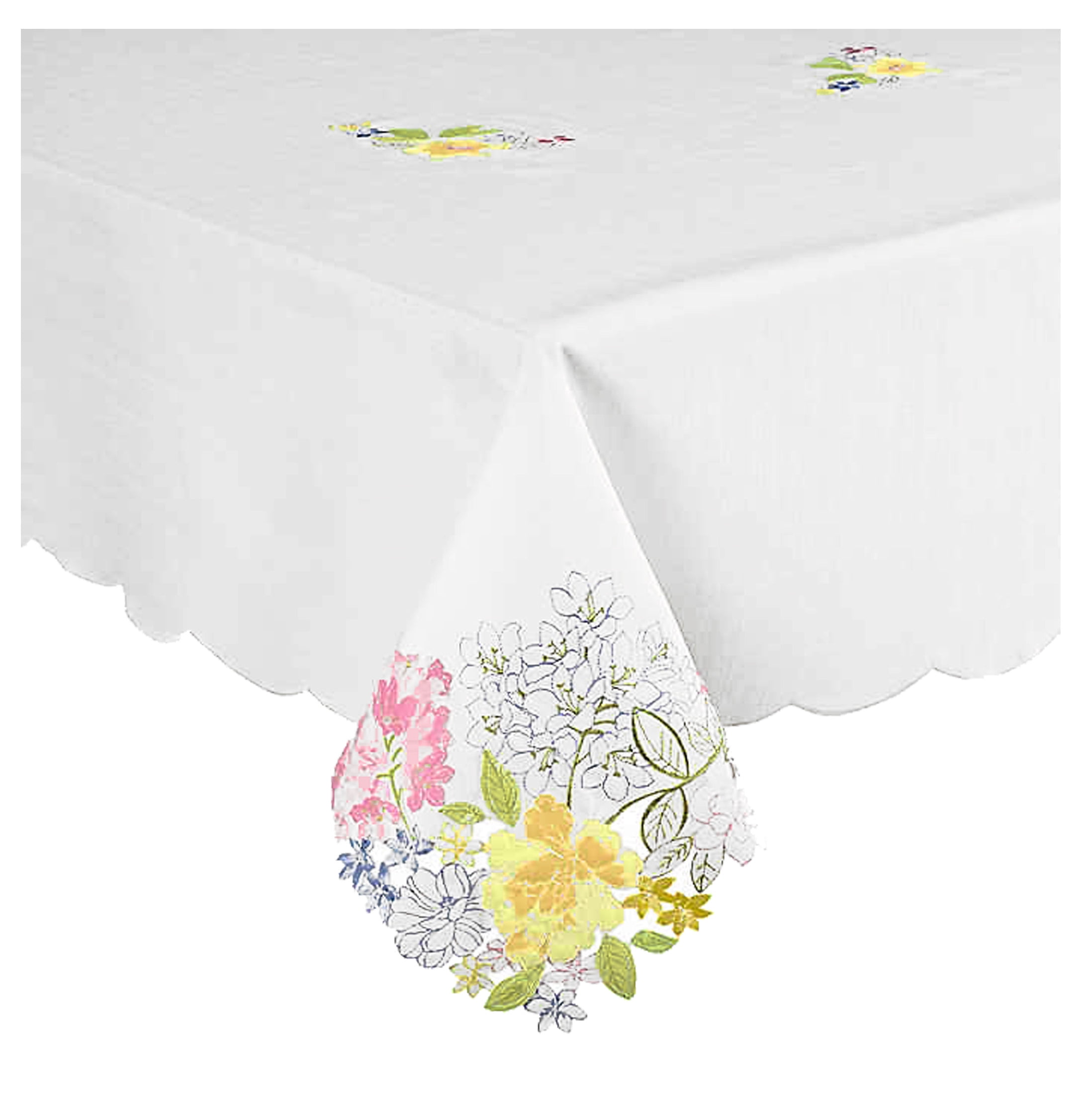 Brianna Cutwork 60-Inch x 102-Inch Oblong Tablecloth