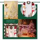 thumbnail image 5 of De cortina de muñeco de nieve de Papá Noel, cortina de puerta colgante de tela Oxford, suministros de decoración de amte para fiestas, 5 of 8
