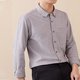 thumbnail image 1 of Blusa y camisa de manga larga con cuello vuelto para hombre, informal, con estampado y bolsillo, de poliéster, 1 of 5