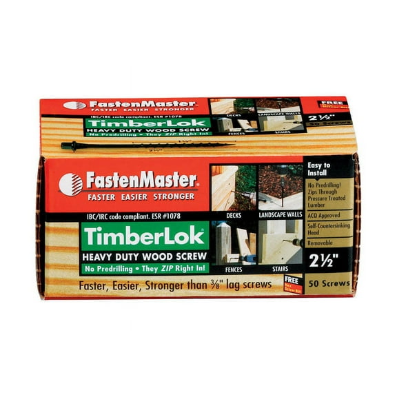 Omg FMTLOK212-50 Timberlok Wood Screws, 2.5-In., 50-Pk. - Quantity 1