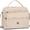 Beige, variant on Lightweight Nylon Small Square Bag for Women - Simple, Trendy, and Functional for Commuting with Multiple Zippers