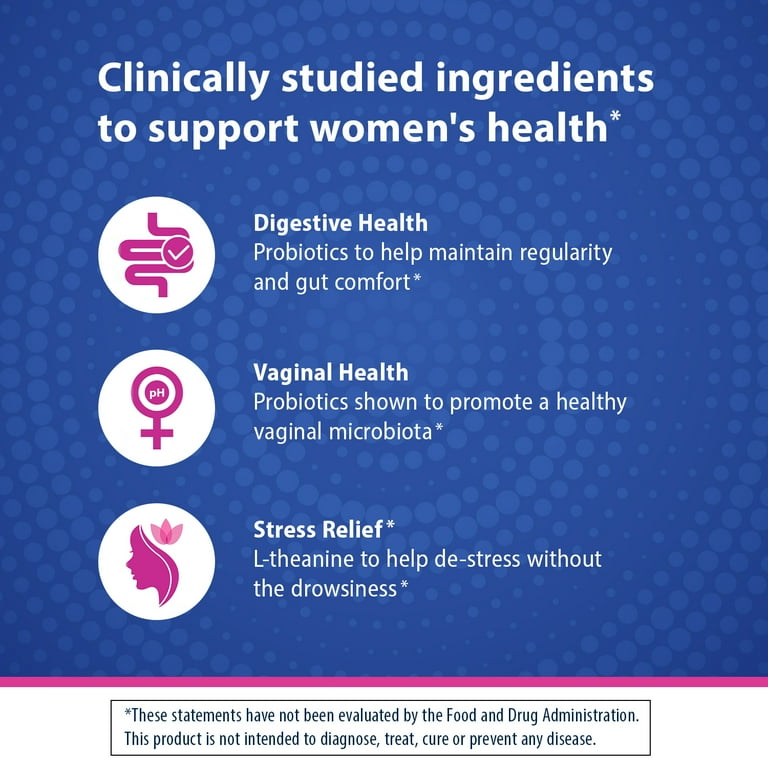 Florastor Her Probiotic & Stress Relief for Women, 30 Count photo 4