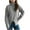 Gray, variant on 2025 New Fashion Plus Size Women's Loose Knit Sweater Long Sleeve Top/Shirt