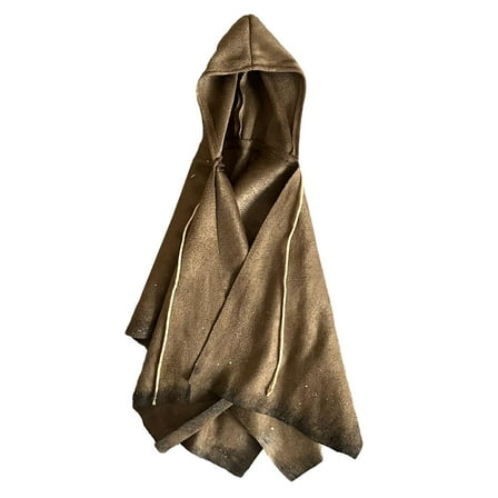 1:6 Scale Miniature Cloak with Hood, Male Figure Cape Costume, Fashion Retro Miniature Soldier Costume for 12'' inch Soldier Figures Accessory