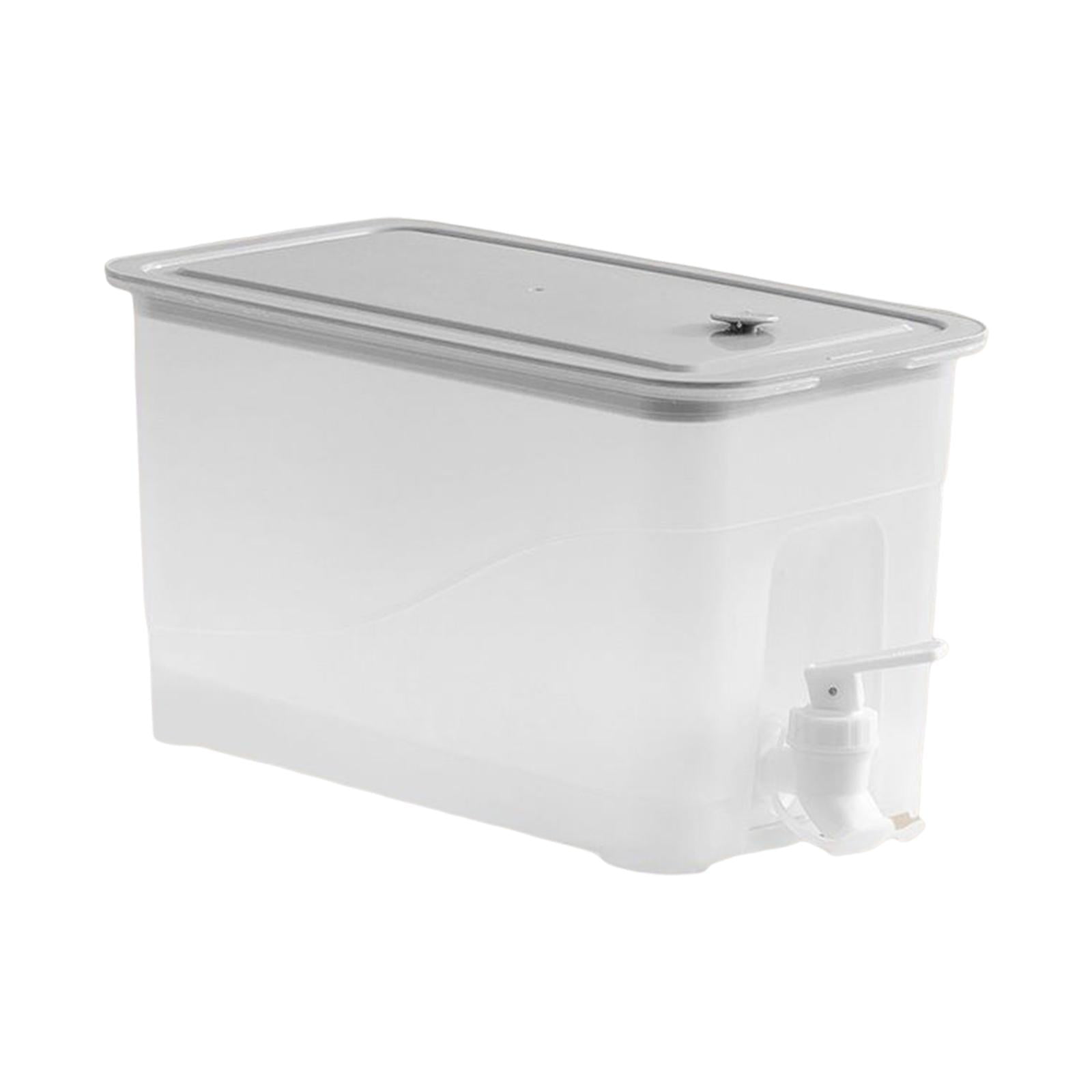 4L Fridge Beverage Dispenser with Leakproof Spigot Sealed Juice Jar