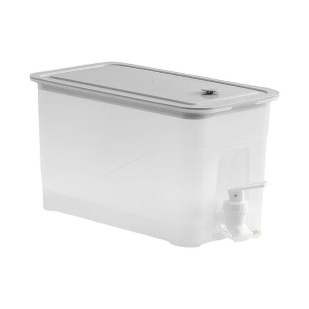 4L Fridge Beverage Dispenser with Leakproof Spigot Sealed Juice Jar