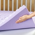 thumbnail image 5 of Best Price Mattress 2" 5-Zone Memory Foam Mattress Topper with Lavender Infusion, Twin, 5 of 10