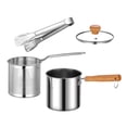 thumbnail image 4 of Lipstore Stainless Steel Deep Fryer Pot Oils Strainer Basket for Cooking Baking Frying, 4 of 8