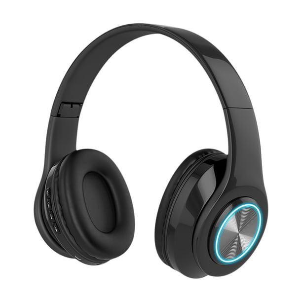 Auriculares Inalámbricos Bluetooth Auriculares Inalámbricos, Auriculares Plegables, Auriculares Led Que Emiten Luz, Auriculares Que Se Pueden Conectar Y Salir, Auriculares Inalámbricos de Tarjeta Univ