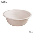 thumbnail image 2 of 50Pcs Biodegradable Disposable Bowl Environmental Kitchen Hot Cold Use Container, 2 of 10