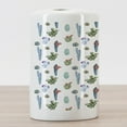 thumbnail image 3 of Cactus Ceramic Toothbrush Holder, Watercolor Cactus Plant Image Desert Hot Mexican South Nature Floral Image Print, Versatile Countertop for Bathroom, 4.5" X 2.7", Blue and Green, by Ambesonne, 3 of 4