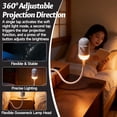 thumbnail image 6 of 2 In 1 Mini Galaxy Star Projector Night Light – Starry Sky Projector with Ambient Lighting – Touch Control Bedside DecorFor Relaxation Multiple Styles Available (#01,Film), 6 of 10