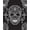 Black White, Pattern 3, variant on ODIKA Gothic Streetwear Bold Anime Dorm Guys Men Skull Beast Graphic Playful for Playroom, Bedroom, Reading Nook, Pet Friendly & Kids Safe Play