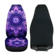 thumbnail image 4 of Uorisanigo Purple Mandala Car Seat Covers Front Seats Only, Premium Blanket Cloth Front Set Comfortable, Universal Fit for Trucks Vans SUVs Sedans Automotive, 2 Pieces, 4 of 7