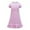#03 Pink, variant on Gelikeya Birthday Pajama Dresses for Girls 2-14Y Halloween Pink Grid Outfits Short Sleeve Dress Halloween Nightwear
