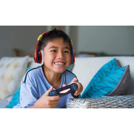 eKids - Super Mario Bluetooth Headphones - red
