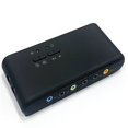 thumbnail image 1 of 7.1 Stereo Sound Card Usb Optical Interface Dual Microphone Connector True 8 Channel External Sound Card Black, 1 of 5