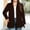 Brown, variant on Sevevn Women's Open Front Long Sleeve Lightweight Loose Cardigan with Pockets Navy XL