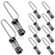 thumbnail image 1 of 10PCS Fishing Flag Clips Stainless Steel Marine Boat Flag Clips compatible with Halyards Outrigger Lines Antennas Flagpole Rope, 1 of 5