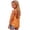 Orange, variant on Shirts for Girls Trendy Open Back Spaghetti Straps Tank Top Witn Drawstring Girls Clothes Summer Size 5-14