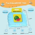 thumbnail image 3 of Juguetes para niños de 2 3 4 5 años, 224 palabras comunes, tarjetas parlantes, juguetes sensoriales Montessori, juguetes de aprendizaje para autismo, juguetes de terapia del habla, 3 of 5