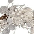 thumbnail image 2 of Kurt Adler 24-Inch Un-Lit Decorated White Rattan Wreath, 2 of 4