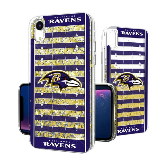 Baltimore Ravens iPhone Field Design Glitter Case