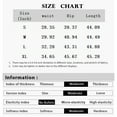 thumbnail image 3 of JGNGSHN Women's Wide Leg Jeans Fashion High Waist Pants Side Seam Stitching Frayed Denim Pant, 3 of 6