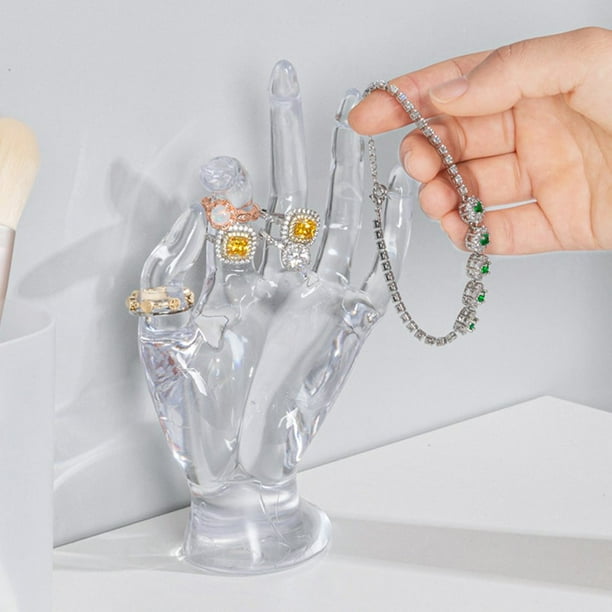 Glass hand ring holder clearance