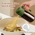 thumbnail image 4 of YARRAMATE 16oz/470ml Oil Sprayer for Cooking w/ Stickers, Dark Brown 2 in 1 Olive Oil Dispenser Bottle for Air Fryer, Salad, Frying, BBQ (Olive Green), 4 of 8