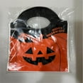 thumbnail image 4 of Halloween Tote Bags, Jack-O-Lantern Pumpkin Candy Bags, Plastic Trick Goody Bags for Halloween Party Favors Supplies (50 Pieces) 6.1x7.67", 4 of 8