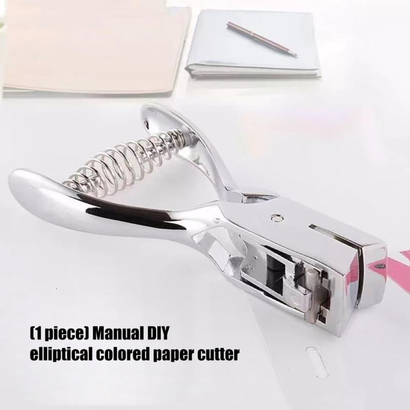 CEORPER Metal Oval Shaped Craft Hole Puncher Punch Tool For Smooth Accurate Cutting