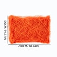 thumbnail image 3 of Tuvgenk Halloween Cotton Spider Web 78x39 Inch Stretchable Mesh Decor with 20 Plastic Spiders for Indoor Outdoor Party Scene Display, 3 of 6