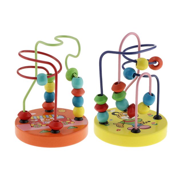 2 Piezas de , Laberinto, , Juguetes Educativos para , , Colores, Formas, Rompecabezas, Juegos de Aprendizaje, Reg Hugo Juguete de madera del laberinto del grano
