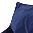 thumbnail image 3 of Bean Bag Chair with Arm Rest, Velvet Lazy Sofa for Living Room, Bedroom, Nursery, Studio & Lounge Room, Navy Blue, 3 of 5