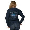 thumbnail image 3 of Gill McFinn Whiskered Catfish Funny Unisex Plus Fleece Graphic Sweatshirt Brisco Brands 2X, 3 of 5