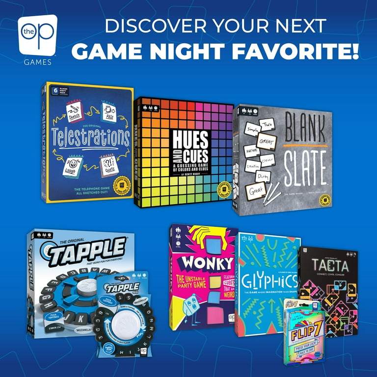 USAopoly Flip 7 Fast-Paced Card Game for Ages 8 Plus with Special