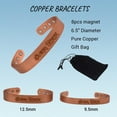 thumbnail image 2 of OM Namah Shiva Adjustable Pure Copper Bracelet Gift Bag for Men & Women 9.5mm, 2 of 6