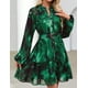 thumbnail image 2 of Vestido ZESICA minivestido floral de manga larga de otoño 2025 para mujer, 2 of 4