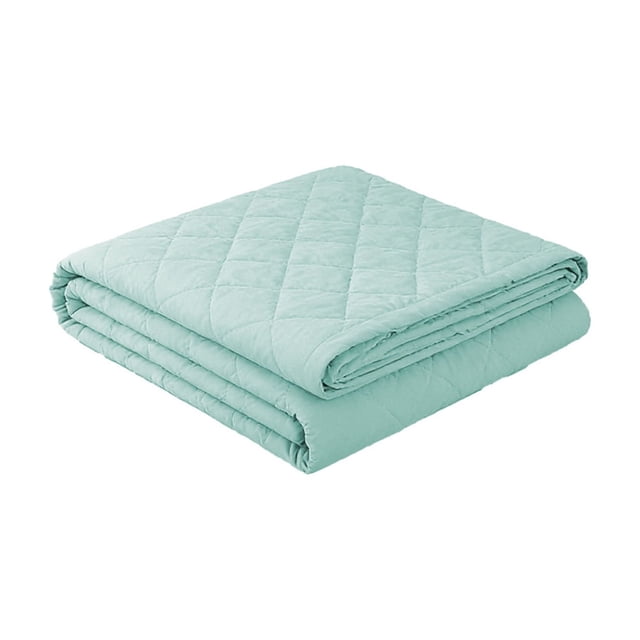 Couverture d'Été Rafraîchissante Format Simple en Coton Lavable Mince pour Climatisation, pour Lit Ou Canapé