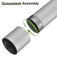 thumbnail image 3 of Yescom Sun Shade Sail Extension Pole 2Ft Powder Coated Steel Replacement Pole Stand Steel Yard Sliver, 3 of 7
