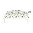 thumbnail image 2 of St. Patrick's Decor Tablecloth Shamrocks Themed Party Tablecloths Rectangle Plastic Tablecloth for Holiday Party Decorations(107.8x53.9IN), 2 of 6