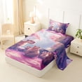 thumbnail image 2 of Erosebridal Capybara Family Kid Twin Sheet Sets, Cherry Blossoms Bedding, 3pcs, 2 of 5