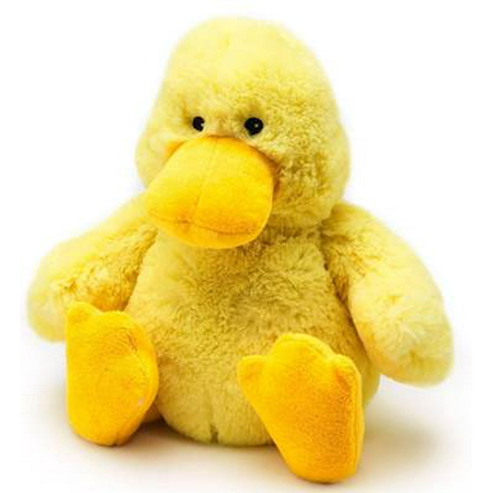 DUCK JUNIOR WARMIES Cozy Plush Heatable Lavender Scented Stuffed Animal