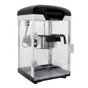 West Bend Theater Crazy 4-Quart Popcorn Machine, Black