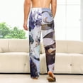 thumbnail image 3 of Genshin Impact Pajamas Pants 3D Printing Wide Leg PJ Pant Loungewear Casual Comfy Sleepwear Lounge Pants for Men WomenL, 3 of 9