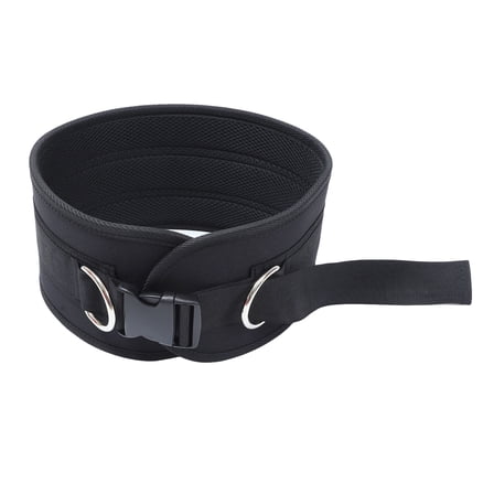 LEORX Black Sports Belt with Chain for Weightlifting and Bodybuilding Strength Training